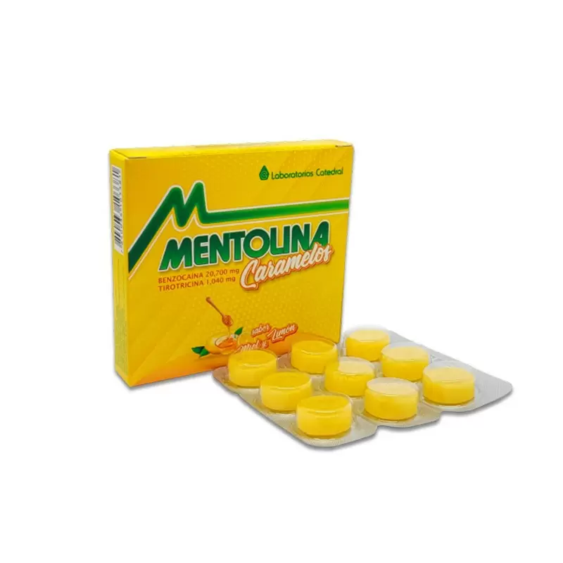 Comprar MENTOLINA MIEL Y LIMON CJ x 9 Caram Con Descuento de 50% en Farmacia y Perfumería Catedral