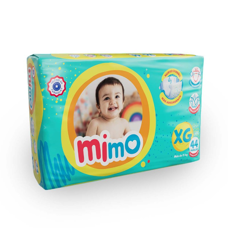 MIMO ECO PAÑAL EX GRANDE MEGA PACK Paq x 44 Unid