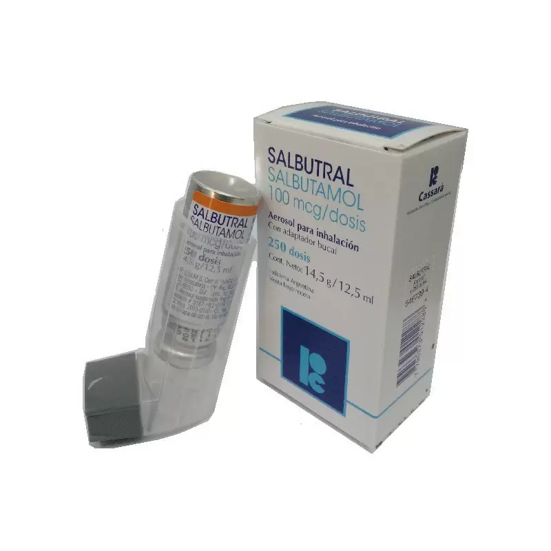Comprar SALBUTRAL AEROSOL FCO X 250 DOSIS Con Descuento de 20% en Farmacia y Perfumería Catedral